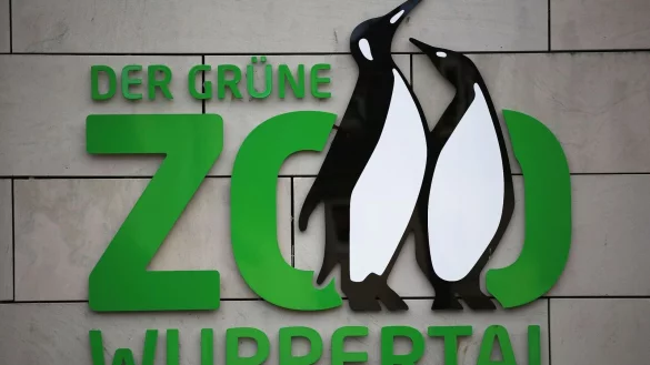 Ein Logo des Zoos Wuppertal. - &copy; Oliver Berg/dpa