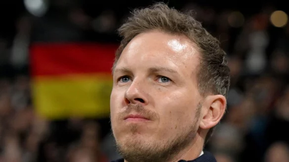 Fu&szlig;ball: L&auml;nderspiele, Deutschland - Niederlande, Deutsche Bank Park. Bundestrainer Julian Nagelsmann vor dem Spiel. - &copy; Federico Gambarini/dpa