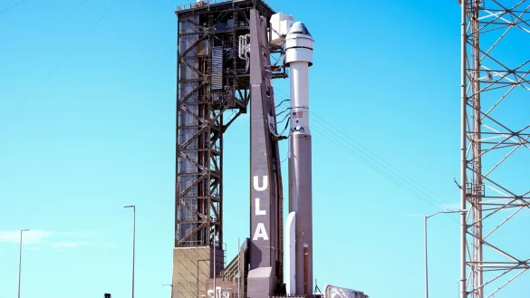 Eigentlich war geplant, dass Wilmore und Williams mit dem &laquo;Starliner&raquo; zu dessen erstem bemannten Testflug zur Internationalen Raumstation ISS aufbrechen. - &copy; John Raoux/AP/dpa