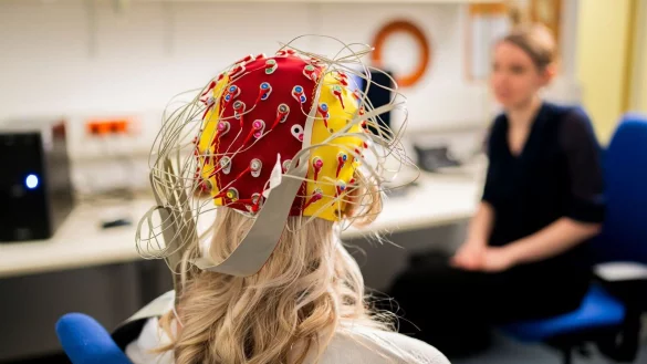 Heute gibt es vielf&auml;ltige Eins&auml;tze f&uuml;r ein EEG. - &copy; Jacob Schr&ouml;ter/dpa