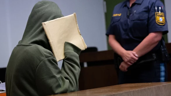 Die Angeklagte am Landgericht M&uuml;nchen I. - &copy; Sven Hoppe/dpa