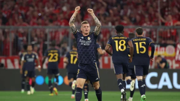 Toni Kroos sieht sein Team Real Madrid im Endspiel der Champions League gegen Borussia Dortmund als Favorit. - &copy; Matthias Balk/dpa/Archivbild