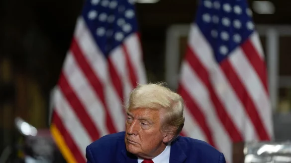 Donald Trump geht auf Stimmenfang in Pennsylvania. - &copy; Julia Nikhinson/AP/dpa