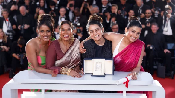 Der indische Film &laquo;All We Imagine as Light&raquo; erh&auml;lt die zweitwichtigste Auszeichnung des Festivals in Cannes. - &copy; Vianney Le Caer/Invision/AP/dpa