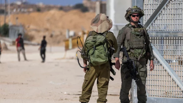 Israelische Soldaten an der Grenze zum Gazastreifen (Archivbild). - &copy; Ilia Yefimovich/dpa