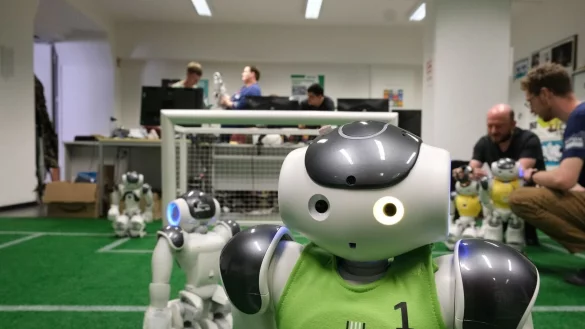 Das letzte Mal wurde die HTWK im Jahr 2018 in Montreal Weltmeister. - &copy; Sebastian Willnow/dpa