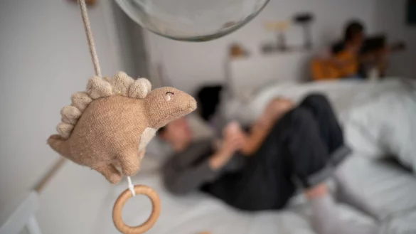 Im NRW haben Frauen im Jahr 2023 im Durchschnitt 1,39 Kinder zur Welt gebracht. (Symbolbild) - &copy; Sebastian Gollnow/dpa