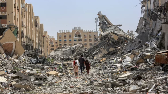 Im Gaza-Krieg gibt es nach Angaben der von der Hamas kontrollierten Gesundheitsbeh&ouml;rde mittlerweile mehr als 40.000 Tote. (Archivbild) - &copy; Abed Rahim Khatib/dpa