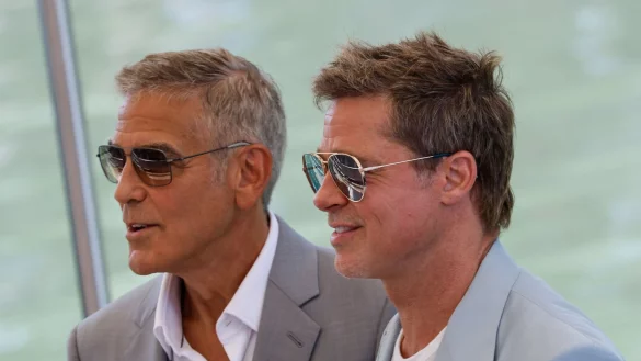 George Clooney und Brad Pitt haben in ihrer Karriere schon öfter zusammengearbeitet. - © Joel C Ryan/Invision/AP/dpa