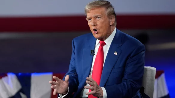 Trump l&auml;sst kein gutes Haar an dem US-Sender ABC. - &copy; Evan Vucci/AP