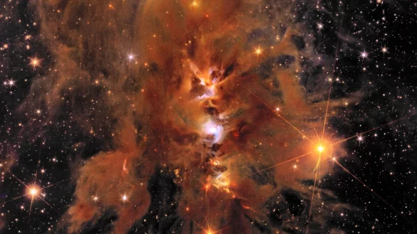 &laquo;Messier 78&raquo;: ein leuchtender, von interstellarem Staub umh&uuml;llter Sternhaufen. - &copy; ESA/Euclid/Euclid Consortium/NASA/J.-C. Cuillandre (CEA Paris-Saclay), G. Anselmi/dpa