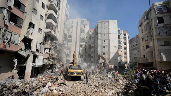 45 Tote sind mittlerweile die Bilanz nach dem israelischen Angriff in einem Vorort von Beirut. (Archivbild) - &copy; Bilal Hussein/AP