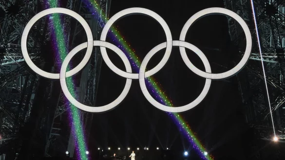Star-S&auml;ngerin Celine Dion gibt bei Olympia ein atemberaubendes Comeback. - &copy; Sven Hoppe/dpa