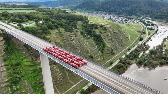 Die marode Moseltalbr&uuml;cke bei Winningen soll in den n&auml;chsten Jahren saniert werden. - &copy; Maurice Kaluscha/Autobahn GmbH/dpa