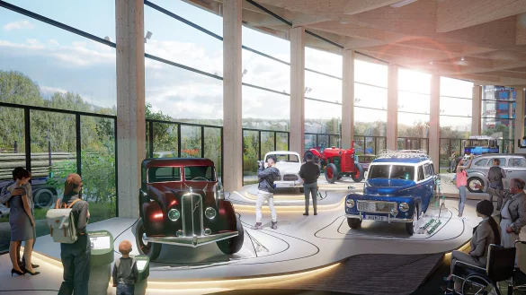 Die World of Volvo soll auch einen Einblick in die Fahrzeughistorie der schwedischen Automarke geben. - &copy; World of Volvo/World of Volvo/dpa