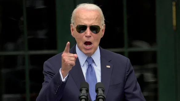 US-Pr&auml;sident Joe Biden hat den Republikaner Donald Trump ermahnt, seine Verbalattacken gegen Migranten zu beenden. - &copy; Manuel Balce Ceneta/AP/dpa