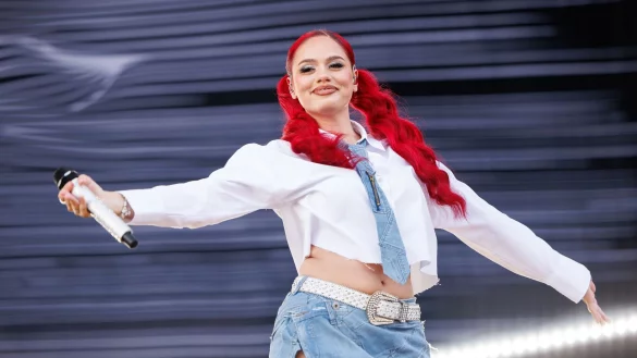 Die aufstrebende Rapperin Badm&oacute;mzjaywird bei der Verleihung des Deutschen Radiopreises auftreten. - &copy; Florian Wieser/APA/dpa