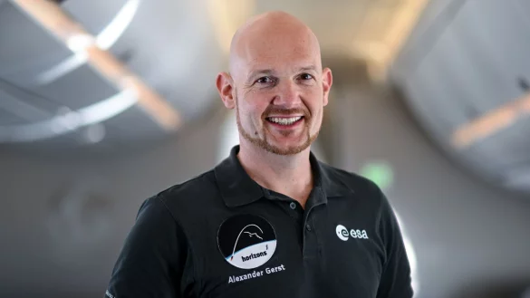 Wenn er auf der Erde ist, vermisst er die Raumfahrt, sagt Alexander Gerst. - &copy; Britta Pedersen/dpa