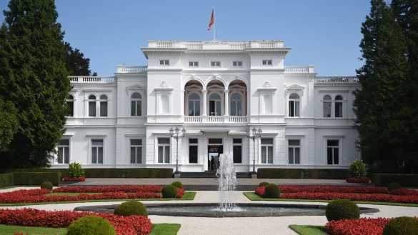 Zweiter Amtssitz des Bundespr&auml;sidenten: die Villa Hammerschmidt. - &copy; Henning Kaiser/dpa