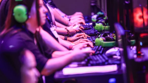 Eine Paradies f&uuml;r Computerspieler: Die Gamescom hat ge&ouml;ffnet. - &copy; Oliver Berg/dpa