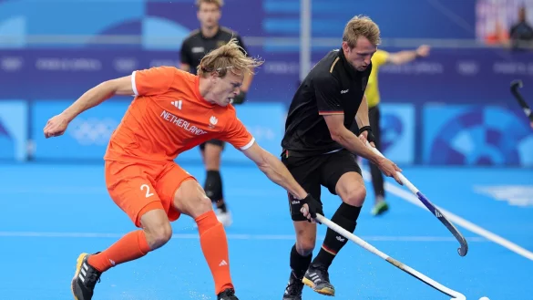 Deutschland und die Niederlande standen sich zum zweiten Mal im Olympia-Finale gegen&uuml;ber. - &copy; Rolf Vennenbernd/dpa