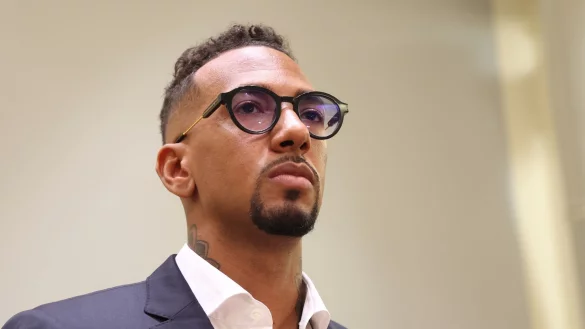 Vor dem Landgericht M&uuml;nchen I geht der Prozess um K&ouml;rperverletzung gegen Fu&szlig;ball-Profi J&eacute;r&ocirc;me Boateng weiter. - &copy; Karl-Josef Hildenbrand/dpa