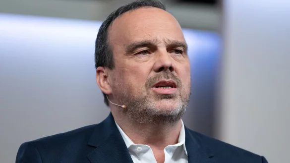 Hagen Rickmann, damals Gesch&auml;ftsf&uuml;hrer Gesch&auml;ftskunden der Telekom Deutschland GmbH. - &copy; Sven Hoppe/dpa