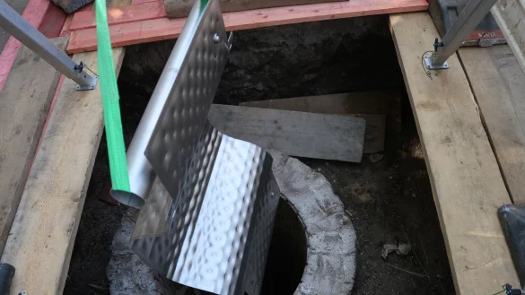 Ein neues Wohnquartier in Köln mit 216 Wohnungen und einer Tagespflege wird demnächst mit Wärme aus Abwasser beheizt. - © Eduard Bopp/wvm Gruppe/Naturstrom/dpa