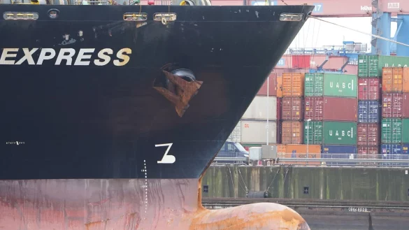 Trotz eines R&uuml;ckgangs im Warenverkehr war die Volksrepublik 2023 das achte Jahr in Folge der wichtigste Handelspartner Deutschlands. - &copy; Marcus Brandt/dpa