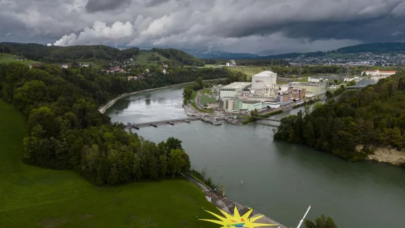 Abschaltung am Kernkraftwerk Beznau: Keine Gefahr f&uuml;r die Menschen, sagt der Betreiber. (Archivbild) - &copy; Michael Buholzer/KEYSTONE/dpa