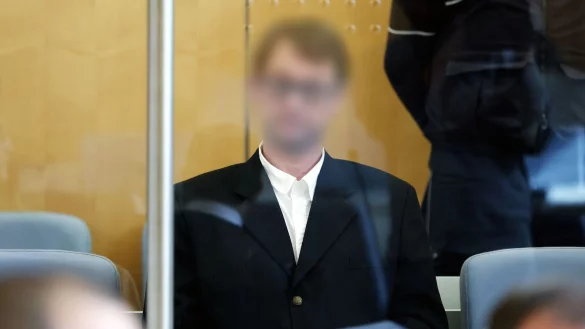 Mutma&szlig;licher Rechtsterrorist im Hochsicheheitstrakt des OLG D&uuml;sseldorf - &copy; David Young/dpa