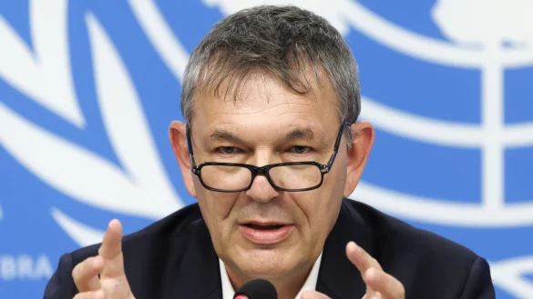 «Unser humanitärer Einsatz, von dem zwei Millionen Menschen als Rettungsanker in Gaza abhängen, kollabiert», sagt UNRWA-Chef Philippe Lazzarini. - © Salvatore Di Nolfi/KEYSTONE/dpa