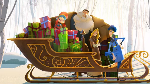 Postbote Jesper in einer Szene des spanischen Netflix-Animationsfilms "Klaus". - &copy; Netflix/dpa