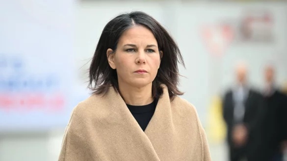 &laquo;Alle, die das Leid beenden wollen, m&uuml;ssen jetzt zusammenarbeiten&raquo;, sagt Au&szlig;enministerin Annalena Baerbock. - &copy; Sebastian Christoph Gollnow/dpa