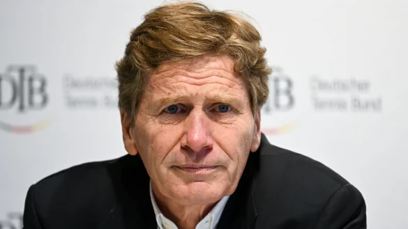 Geht nun in seine zweite Amtszeit als DTB-Pr&auml;sident: Dietloff von Arnim. - &copy; Sven Hoppe/dpa