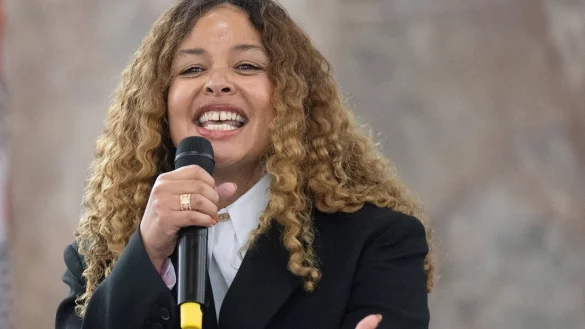 S&auml;ngerin Joy Denalane: &laquo;Meine Songs sind eine Mischung aus Fiktionalit&auml;t und gelebtem Leben.&raquo; - &copy; Sebastian Christoph Gollnow/dpa POOL/dpa