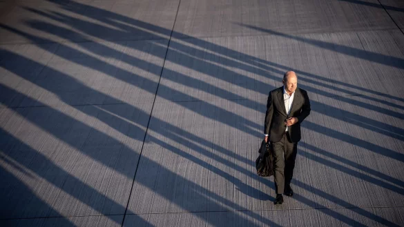 Der Bundeskanzler wird heute zu einem Solidarit&auml;tsbesuch in Israel erwartet. - &copy; Michael Kappeler/dpa