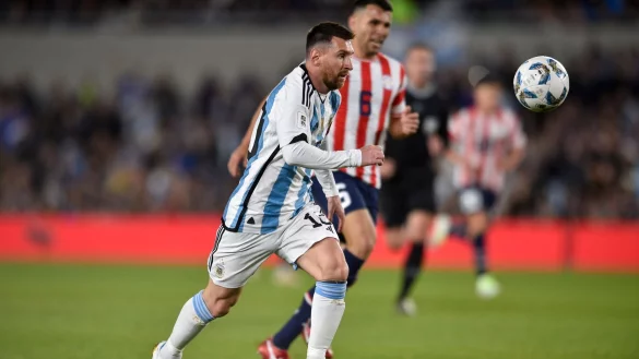 Argentiniens Superstar Lionel Messi wurde in der 53. Minute eingewechselt. - &copy; Gustavo Garello/AP