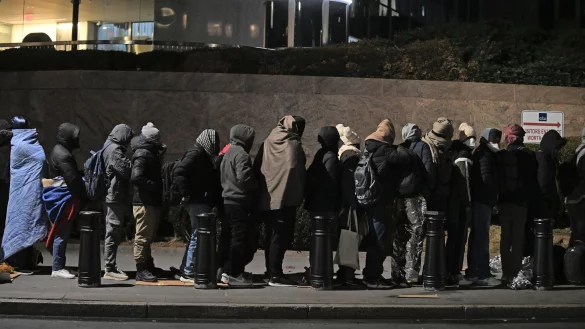 Viele der Migranten in New York kommen aus s&uuml;d- und mittelamerikanischen L&auml;ndern. - &copy; Andrea Renault/ZUMA Press Wire/dpa