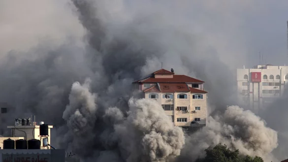 Israel reagiert nach dem Angriff der Hamas mit schweren Luftangriffen auf den Gazastreifen. - &copy; Xinhua/dps