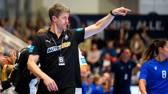 Wollte mit Deutschlands Handballerinnen in Israel testen: Bundestrainer Markus Gaugisch. - &copy; Marco Wolf/dpa