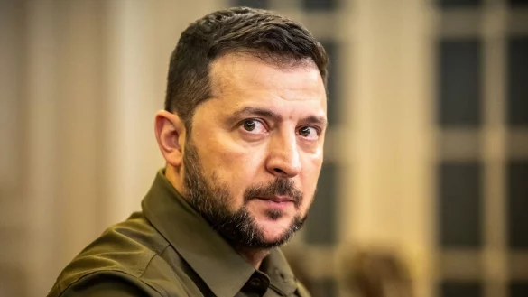 Der ukrainische Pr&auml;sident Wolodymyr Selenskyj begr&uuml;&szlig;t das US-Sanktionspaket gegen Russland. - &copy; Michael Kappeler/dpa