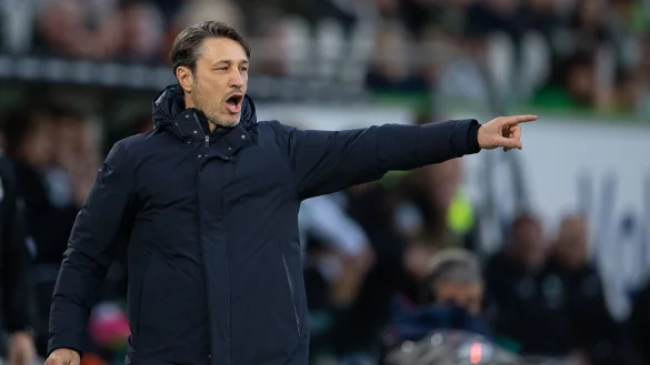 Wolfsburgs Trainer Niko Kovac gestikuliert. - &copy; Swen Pf&ouml;rtner/dpa