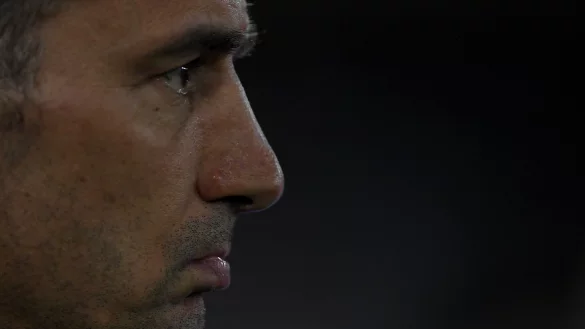 Argentiniens Trainer Lionel Scaloni l&auml;sst seine Zukunft offen. - &copy; Fernando Gens/dpa