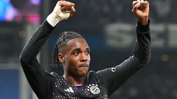 Mathys Tel erzielte den Siegtreffer f&uuml;r den FC Bayern M&uuml;nchen. - &copy; Sven Hoppe/dpa