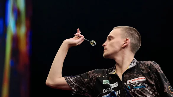 Darts-Profi Ricardo Pietreczko ist bei der WM nicht gesetzt. - &copy; Bernd Thissen/dpa