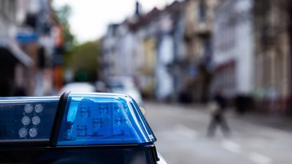 Ein Einsatzfahrzeug der Polizei steht am Stra&szlig;enrand. - &copy; Philipp von Ditfurth/dpa/Symbolbild