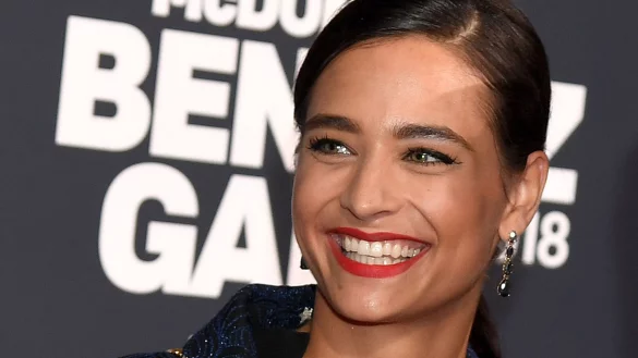 Amira Pocher kommt zu einer Benefiz-Gala. - &copy; Tobias Hase/dpa/Archivbild