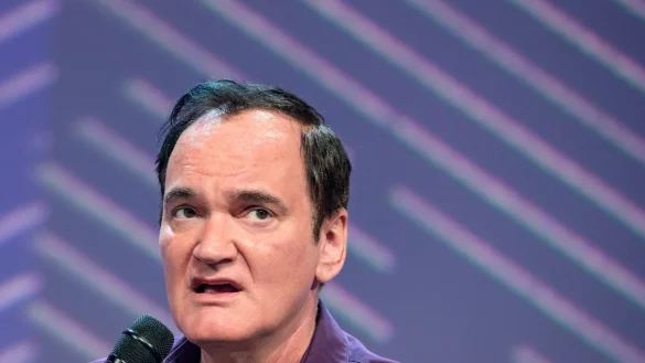 Regisseur Quentin Tarantino ist mit der israelischen Schauspielerin und S&auml;ngerin Daniella Pick verheiratet. - &copy; Jonas Walzberg/dpa