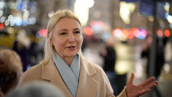 Jekaterina Dunzowa wurde die Registrierung zur Pr&auml;sidentenwahl am 17. M&auml;rz verwehrt. - &copy; Alexander Zemlianichenko/AP/dpa